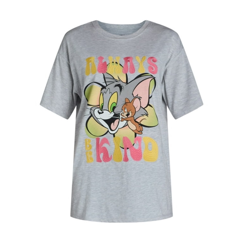 NWOT Tom and Jerry Women’s Front Back Graphic Tee with Short Sleeve